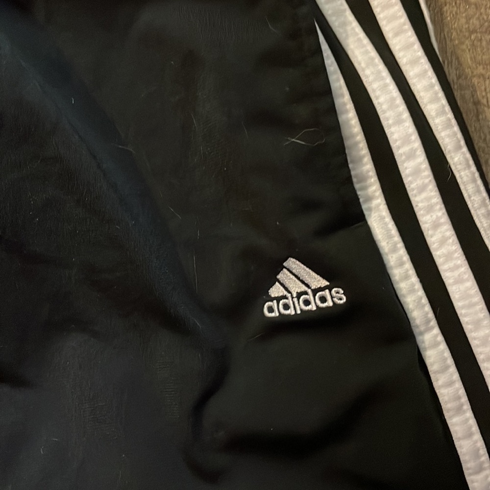 Extra large adidas black white gym workout track pant - Picture 5 of 5